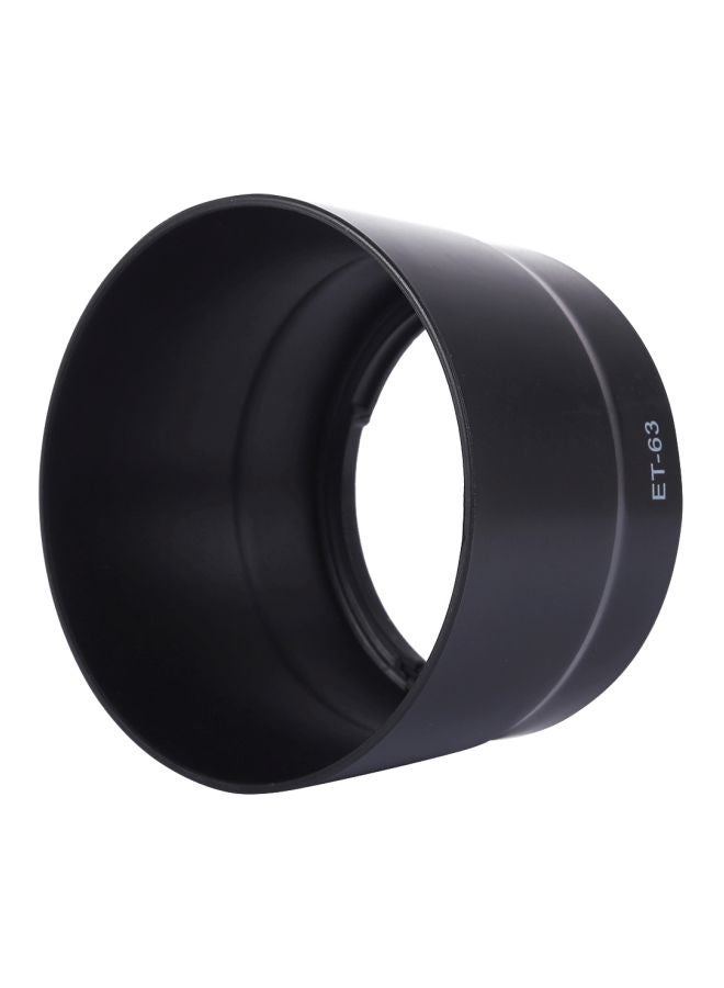 ET-63 Lens Hood Shade For Canon EF-S55-250mmf/4-5.6IS STM Lens Black  - Image 1