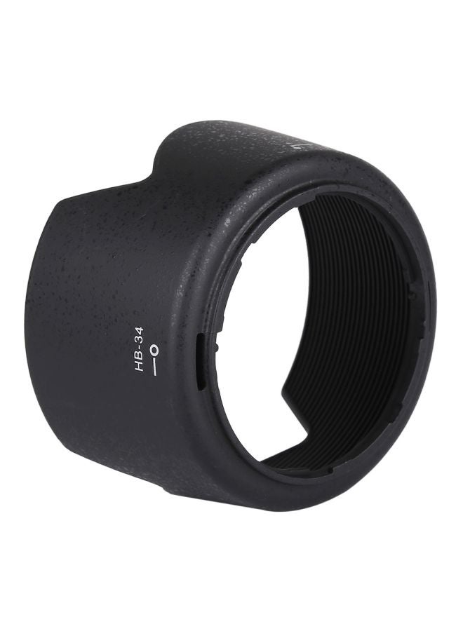 HB-34 Lens Hood Shade For Nikon 55-200mm f/4-5.6GED Lens Black  - Image 1