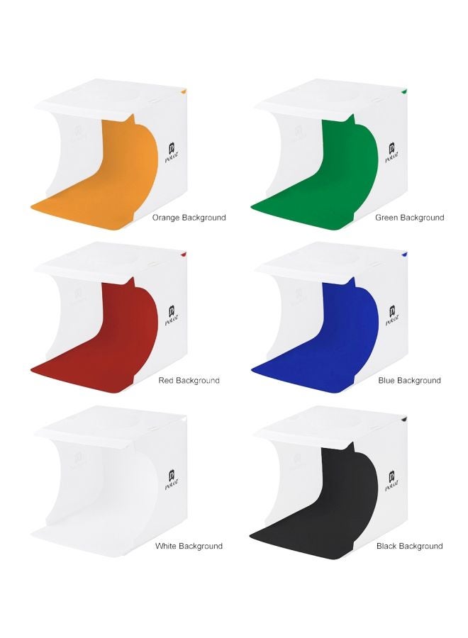 PULUZ - Portable Studio Tent With 6 Colour Backdrops White - Image 1