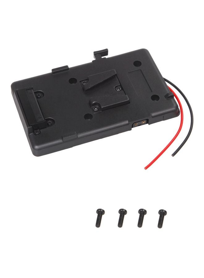 Battery Plate Adapter For Sony V-shoe/V-Mount/V-Lock Battery Black/Red - Image 1