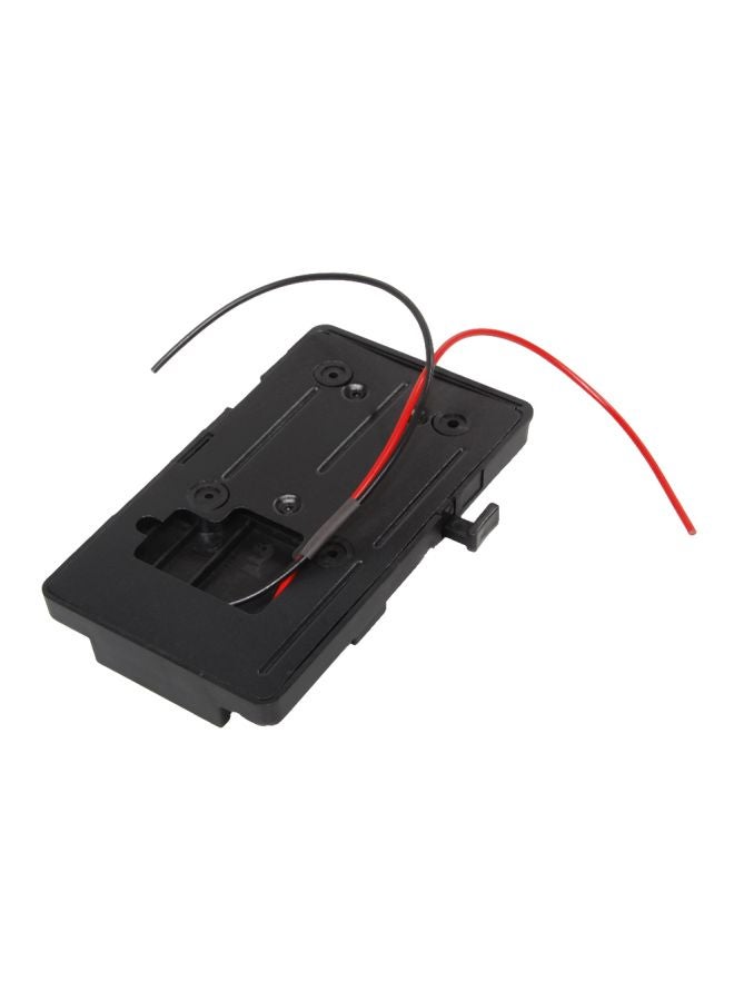 Battery Plate Adapter For Sony V-shoe/V-Mount/V-Lock Battery Black/Red - Image 2