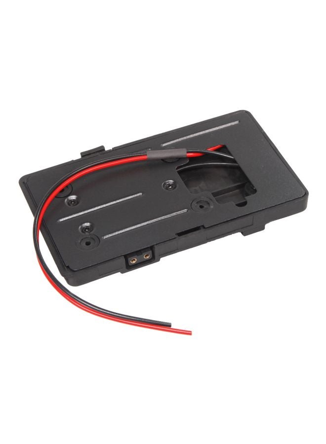 Battery Plate Adapter For Sony V-shoe/V-Mount/V-Lock Battery Black/Red - Image 4