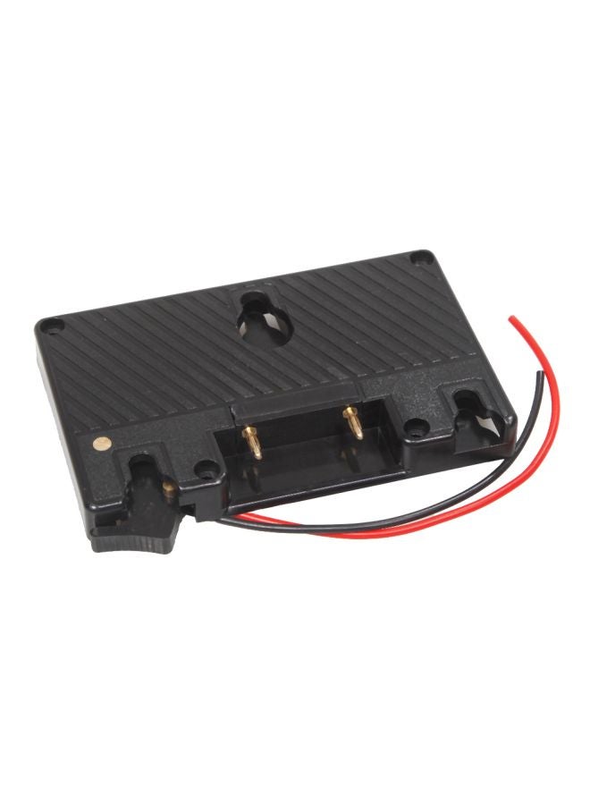 Generic Battery Plate Adapter For Panasonic Camcorder Power B-Tap Anton Bauer Battery Black/Gold/Red  - Image 5