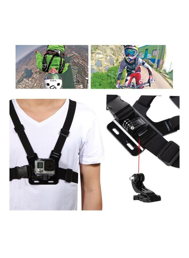 BOYA - 10-In-1 Selfie Stick Kit For GoPro Hero 6/5/4/3 Silver/Black - Image 1