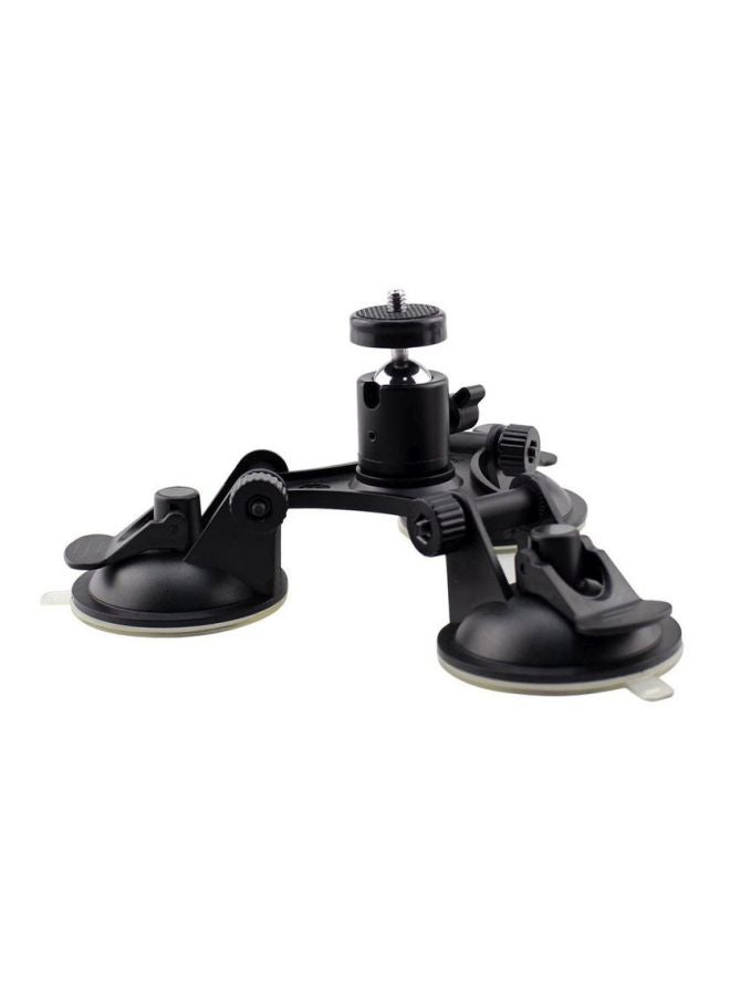 Adjustable Triple Vacuum Suction Cup Mount Black - Image 1
