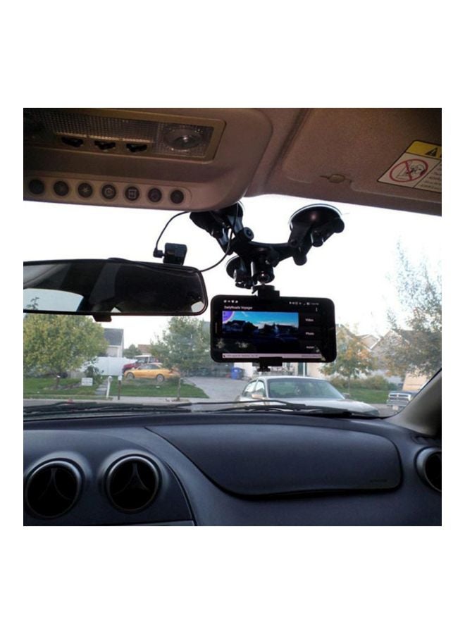 Adjustable Triple Vacuum Suction Cup Mount Black - Image 4