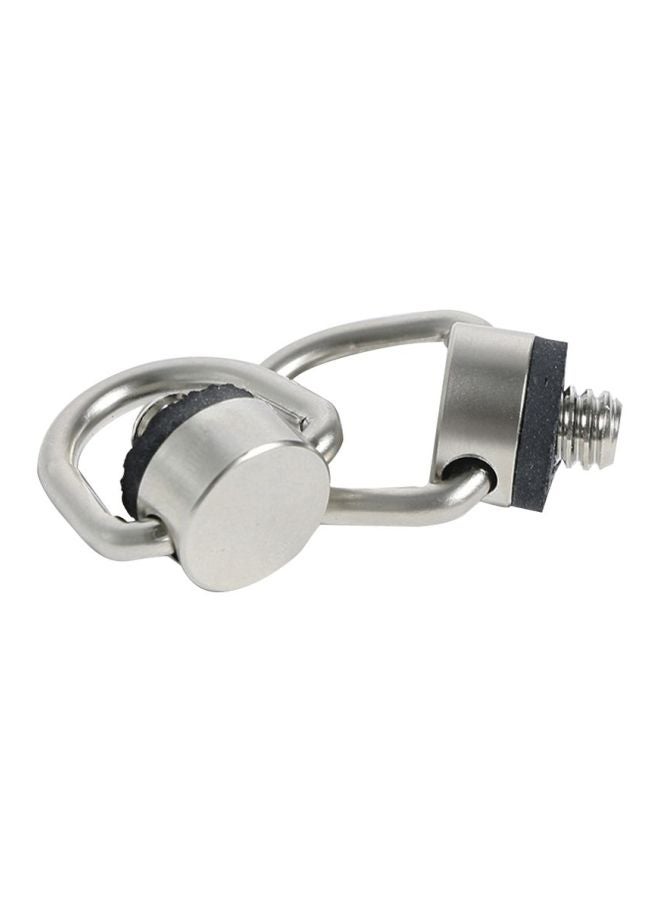D-Ring Quick Release Camera Screw Silver  - Image 4