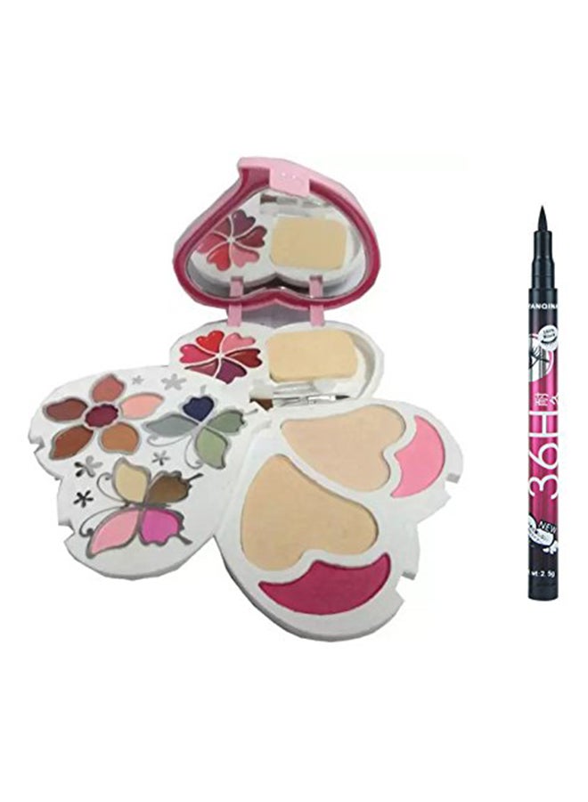 Makeup Kit With Waterproof Eyeliner 3957 Multicolour - v1570259488/N29258073A_1