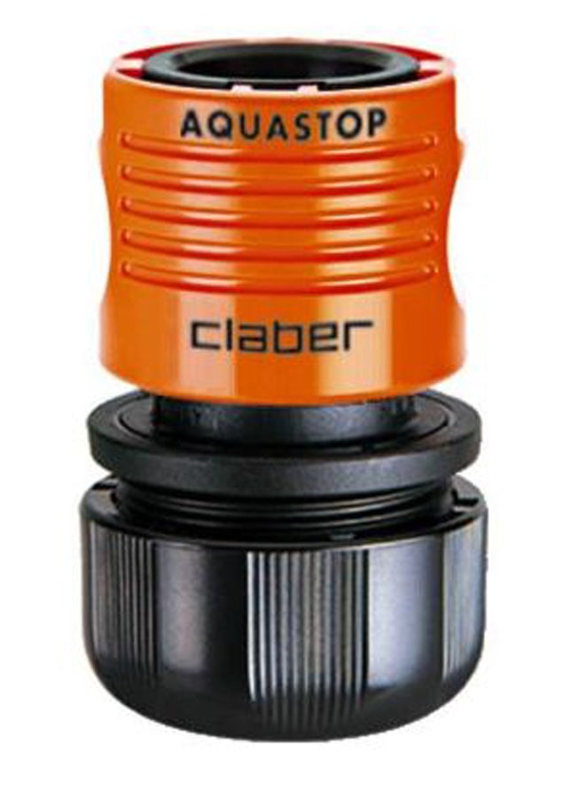 Claber Hose Fitting Coupling Orange/Black