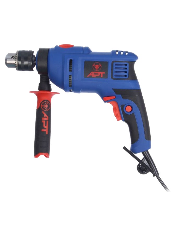 Apt - Impact Drill 13 mm 650 Watt APT Black/Blue 13mm - Image 1