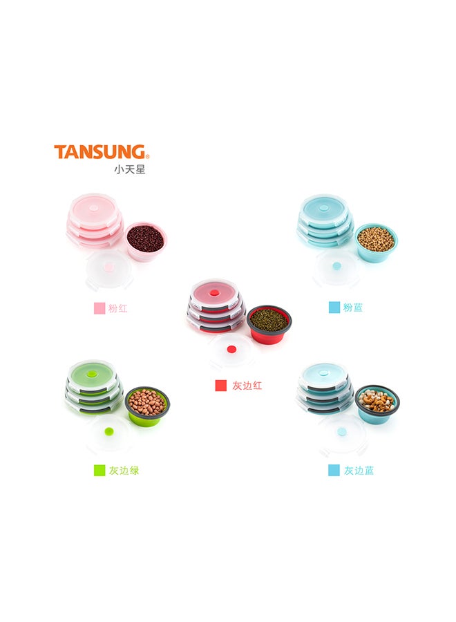 Generic 3-Piece Collapsible Food Storage Set Blue  - Image 2