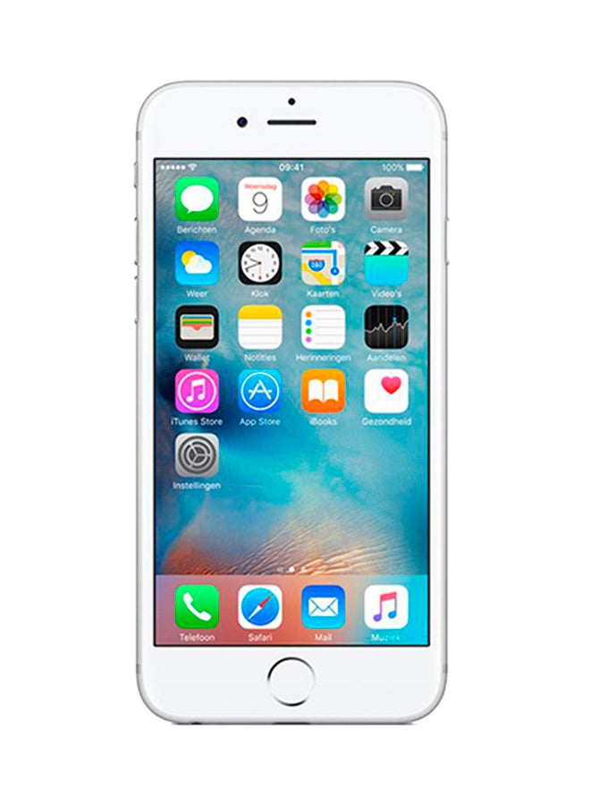أبل - اي فون 6s وبدون فيس تايم بلون فضي بذاكرة سعة 128 جيجابايت ومزود بخدمة 4G - Image 1