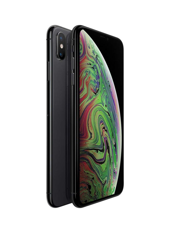 أبل - هاتف آيفون XS ماكس ثنائي الشريحة مع تطبيق الفيس تايم لون رمادي سبيس بذاكرة داخلية سعة 64 غيغابايت ويدعم خاصية الجيل الرابع LTE - Image 1