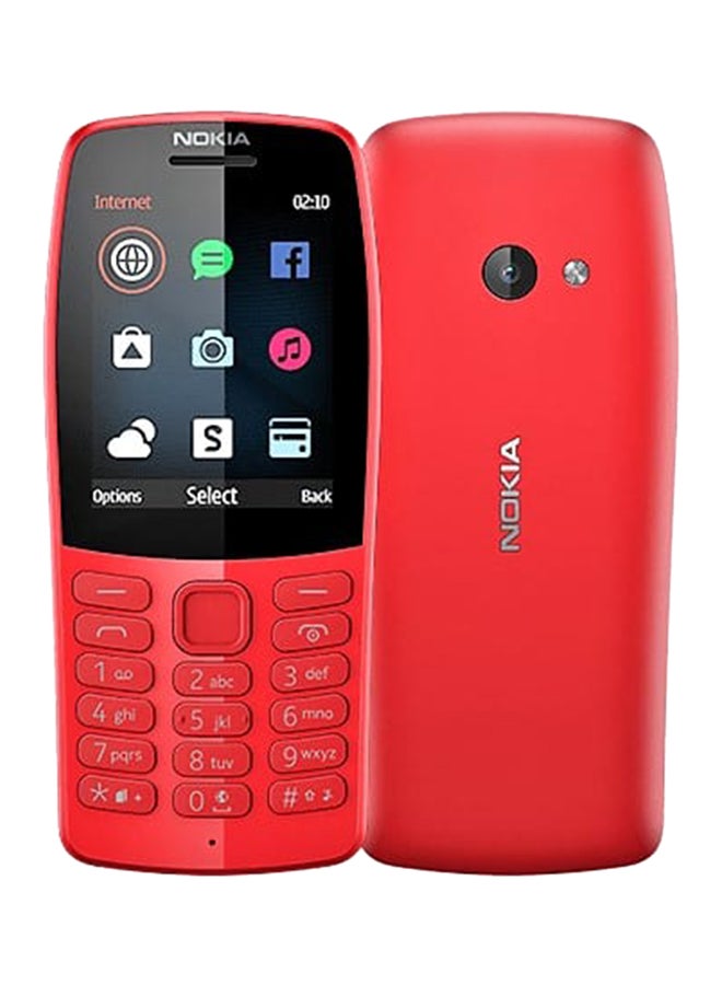 نوكيا - هاتف نوكيا 210 بلون أحمر - Image 1