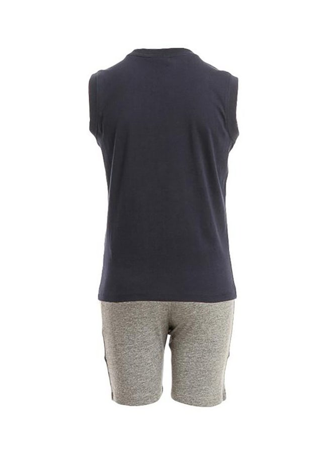 ديادورا طقم ملابس رياضية البحرية / رمادي - Image 2