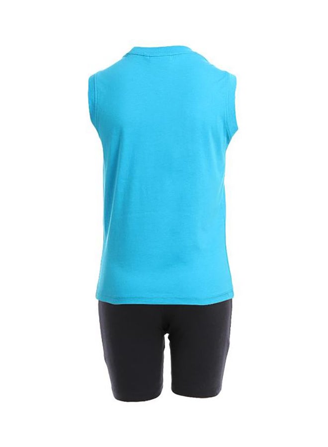 DIADORA Sports Wear Set Blue/Black - Image 2