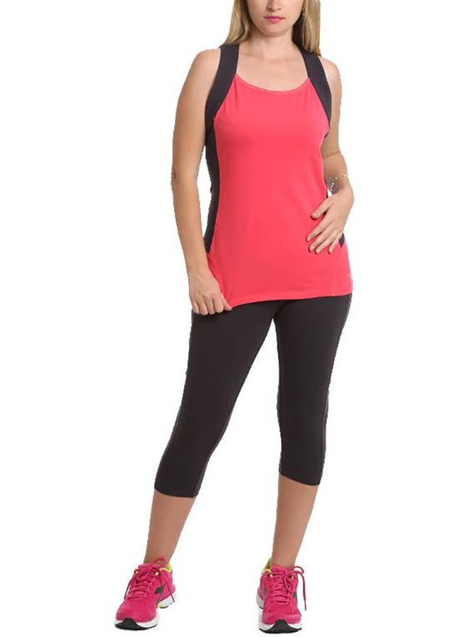 DIADORA Sports Wear Set Fuchsia/Black  - Image 1