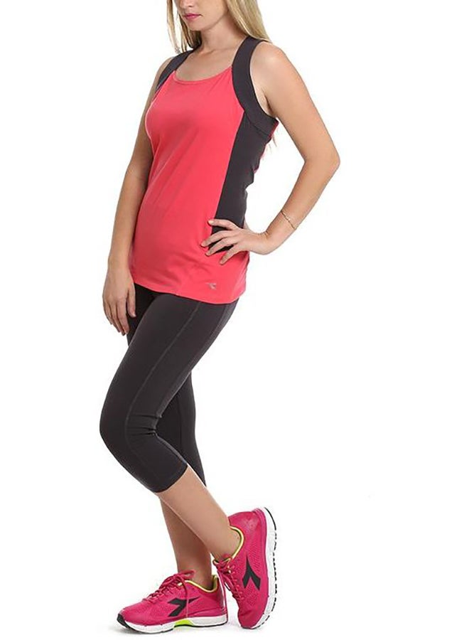 DIADORA Sports Wear Set Fuchsia/Black  - Image 3