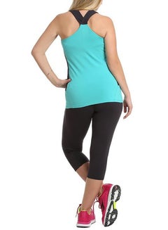 DIADORA Sports Wear Set Turquoise/Black  - Image 2