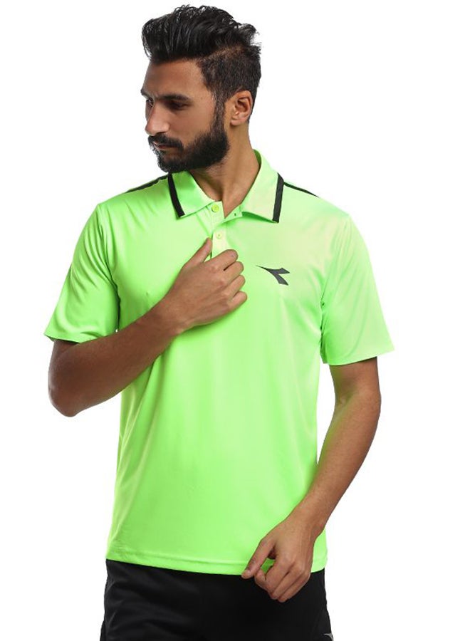 ديادورا تيشيرت بولو بأكمام قصيرة اخضر فاتح  - Image 1