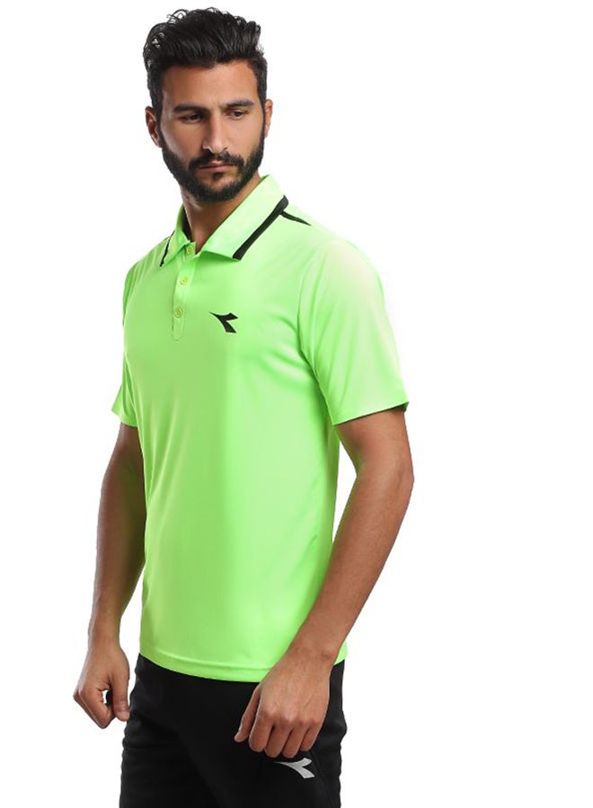 ديادورا تيشيرت بولو بأكمام قصيرة اخضر فاتح  - Image 3