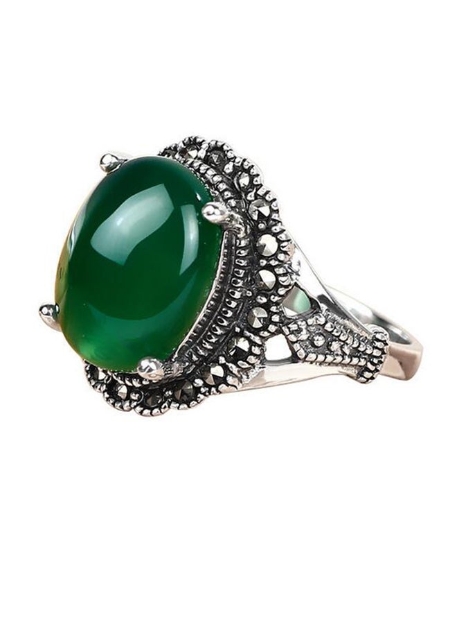 TOEON 925 Silver Sterling Silver Cocktail Ring