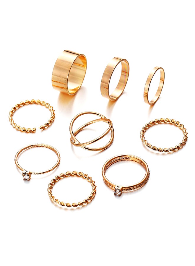 TOEON 9-Piece Exquisite Stackable Rings - Image 1