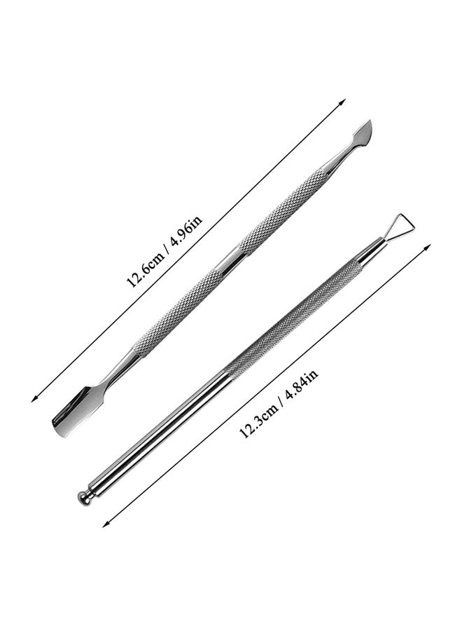 Generic 2-Piece Nail Tools With Stainless Steel Box Silver  - Image 3