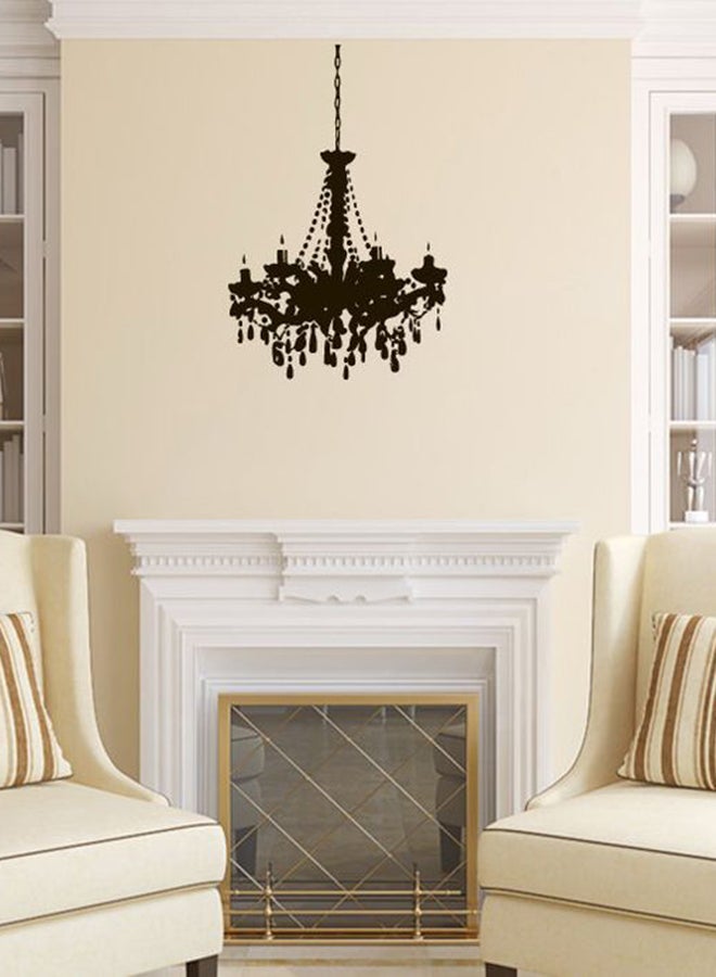 Spoil Your Wall Chandalier Wall Decal Black 90 x 60cm