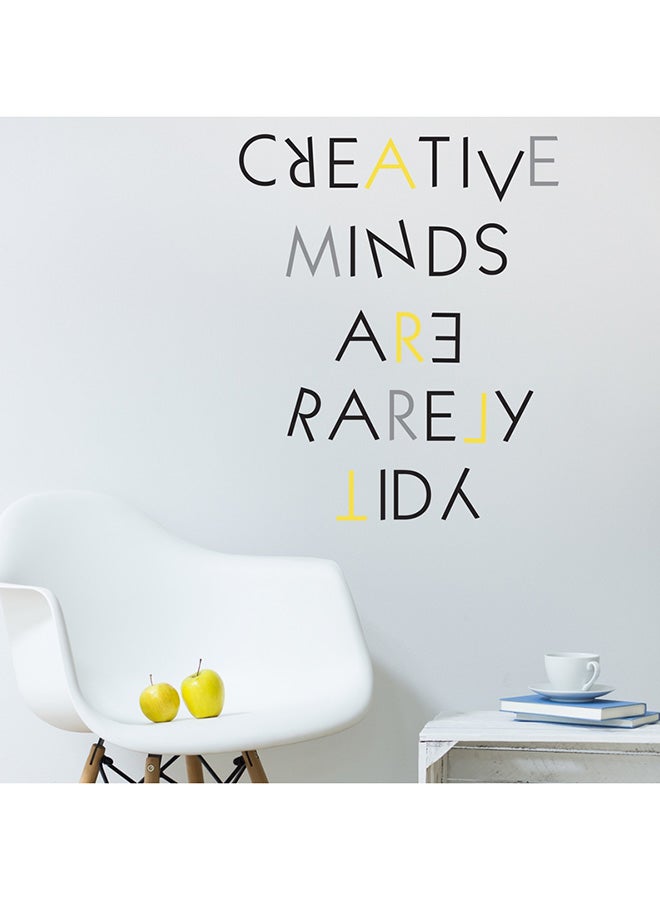 Spoil Your Wall Creative Quotes Wall Decal grey 60 x 70cm 