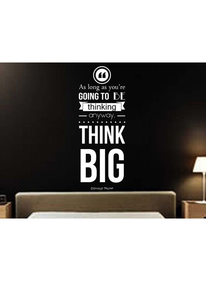 Spoil Your Wall Creative Quotes Wall Decal White 50 x 110cm 