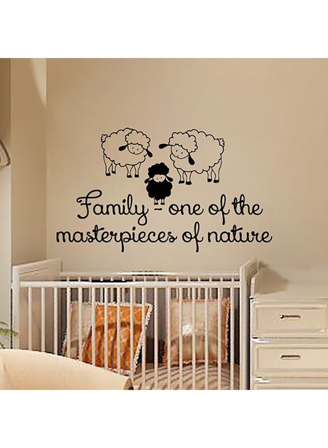 Spoil Your Wall Kids Bedroom Quotes Wall Decals Black 90 x 50cm 