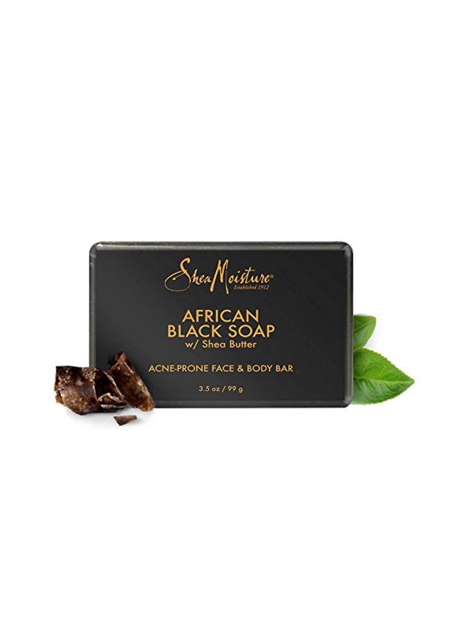 2-Piece African Black Soap 99grams
