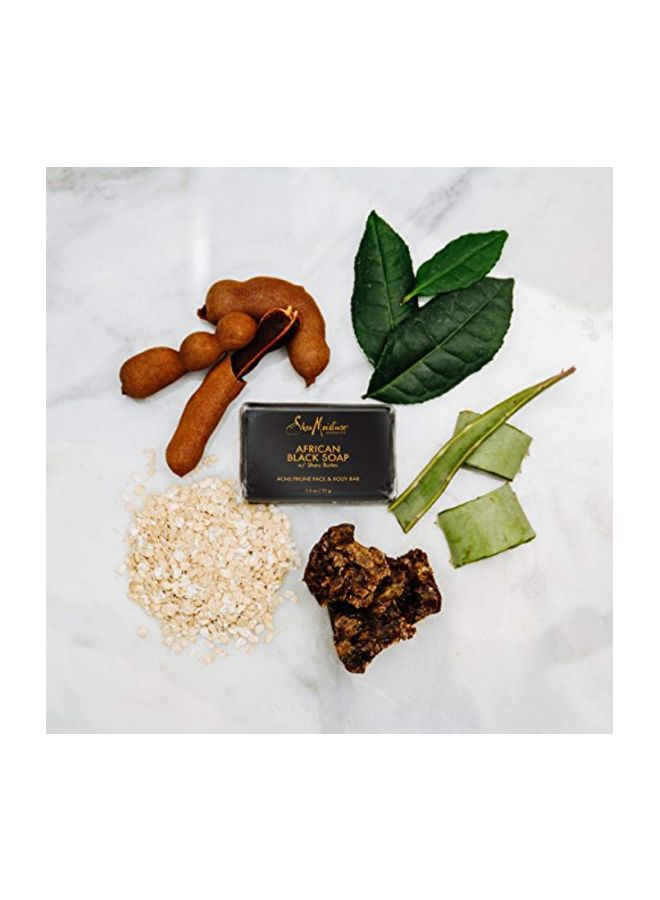 2-Piece African Black Soap 99grams