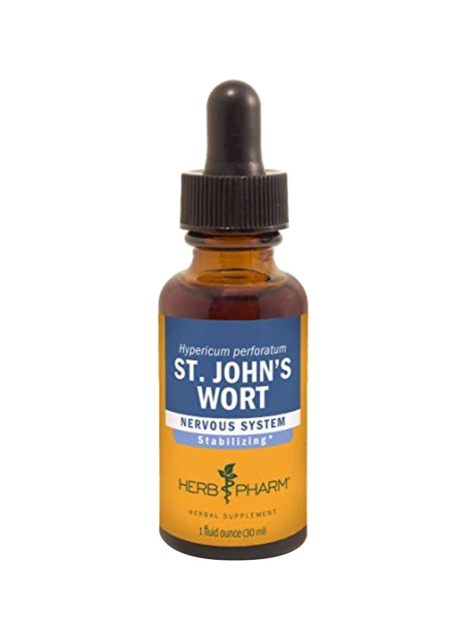HERB PHARM St. John's Wort Nervous System Stabilizing Herbal Supplement  - Image 1