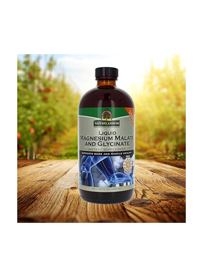 NATURE'S ANSWER - Liquid Magnesium Malate And Glycinate Dietary Supplement - Image 1