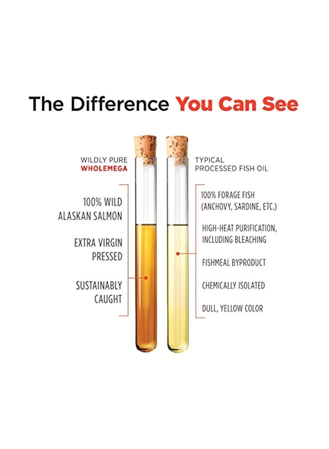 New Chapter Wholemega Whole Fish Oil Dietary Supplement - 120 Capsules - Image 5