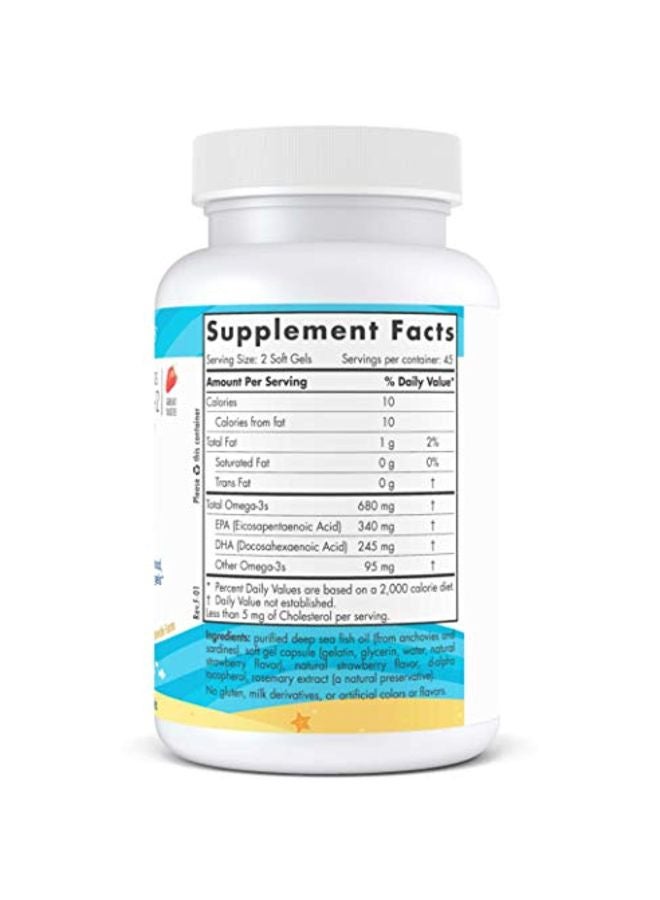 NORDIC NATURALS 90-Piece Ultimate Omega Junior Soft Gels 680mg  - Image 2