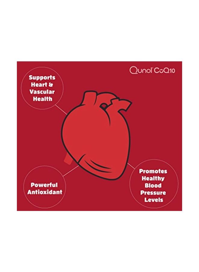 Qunol - Mega CoQ10 Ubiquinol Dietary Supplement - 60 Softgels - Image 1