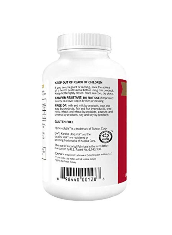 Qunol - Mega CoQ10 Ubiquinol Dietary Supplement - 60 Softgels - Image 1