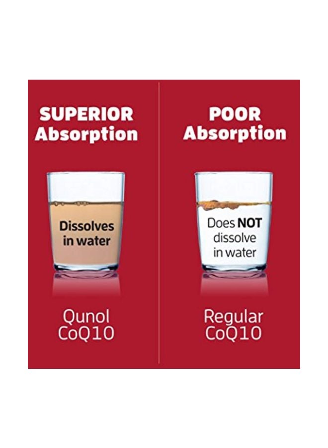 Qunol - Mega CoQ10 Ubiquinol Dietary Supplement - 60 Softgels - Image 1