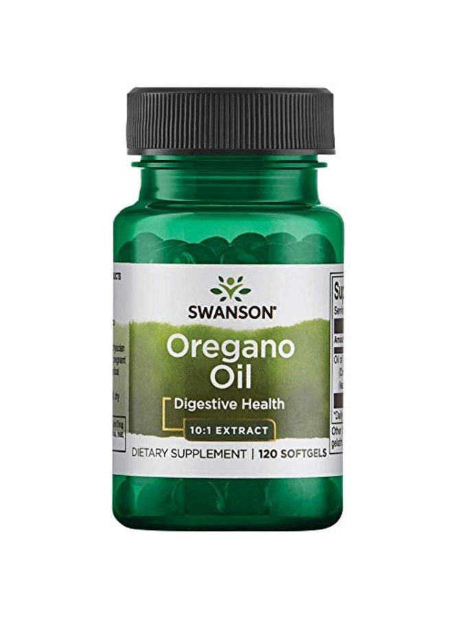 Swanson Oregano Oil Digestive Health 120 Softgels - Image 1