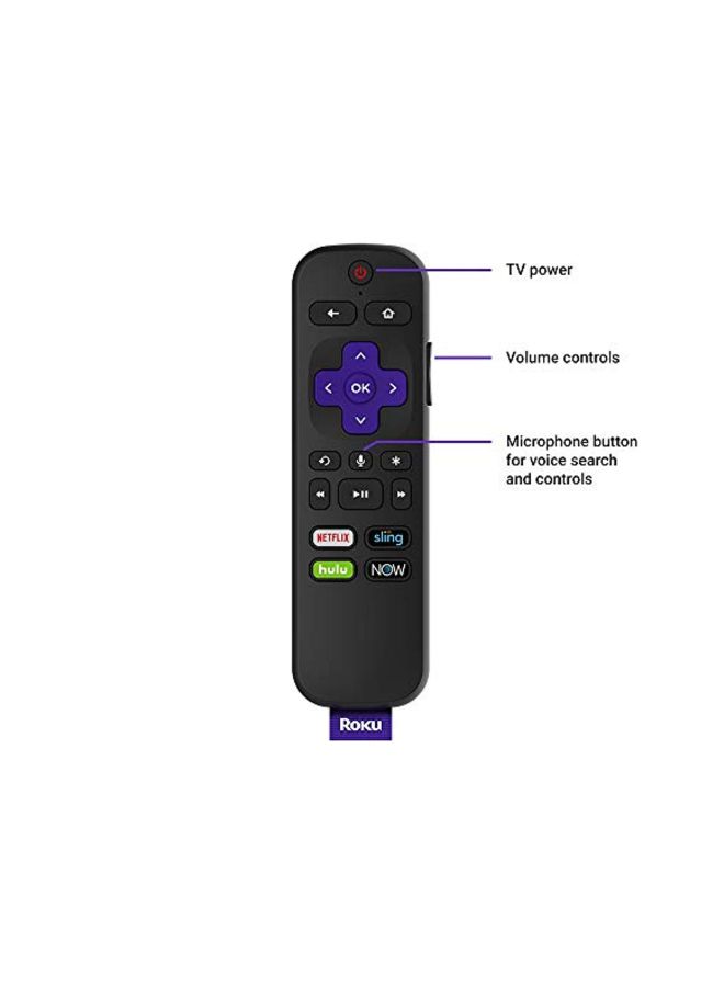 ROKU - Stick Plus Streaming Media Player Black - Image 1