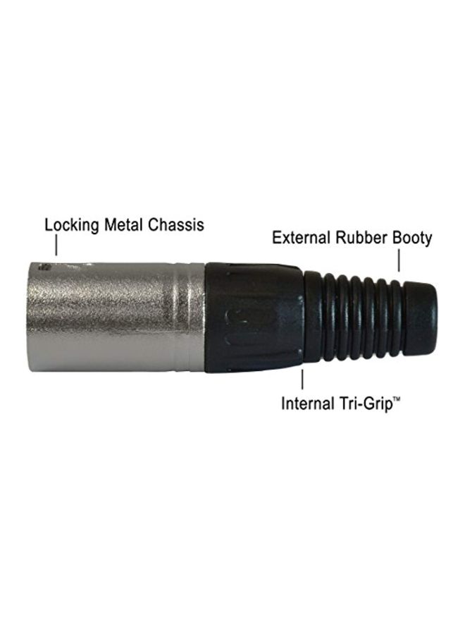 GLS Audio XLR Male To XLR Female Microphone Cable Black  - Image 5