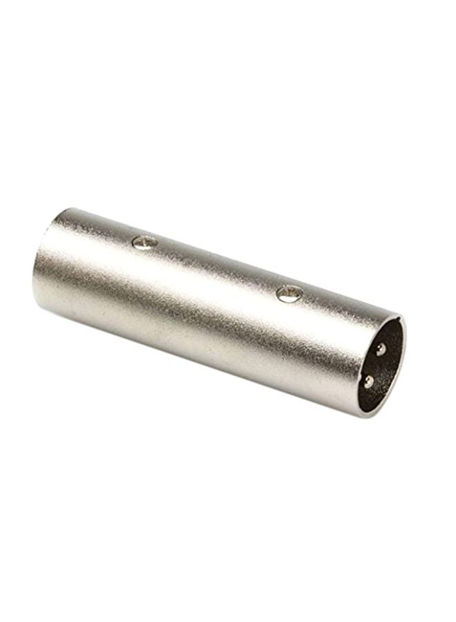 Hosa - XLR3M To XLR3M Gender Changer Silver - Image 1