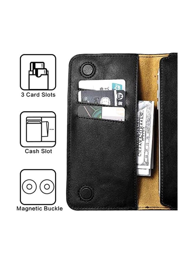 FLOVEME Protective Phone Wallet Cum Card Holder Black - Image 2
