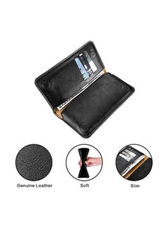 FLOVEME Protective Phone Wallet Cum Card Holder Black  - Image 4