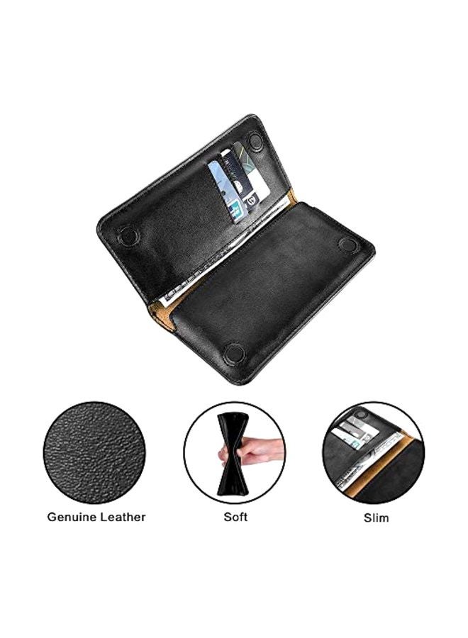 FLOVEME Protective Phone Wallet Cum Card Holder Black - Image 4