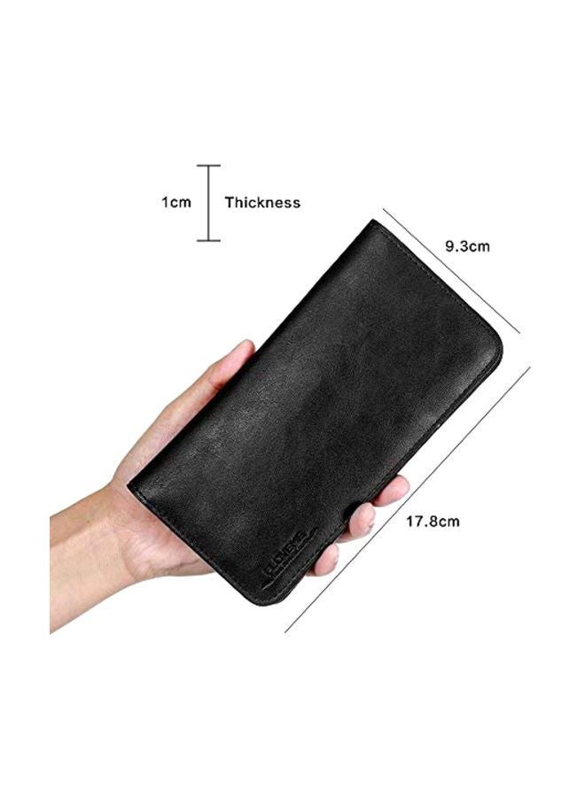 FLOVEME Protective Phone Wallet Cum Card Holder Black - Image 5