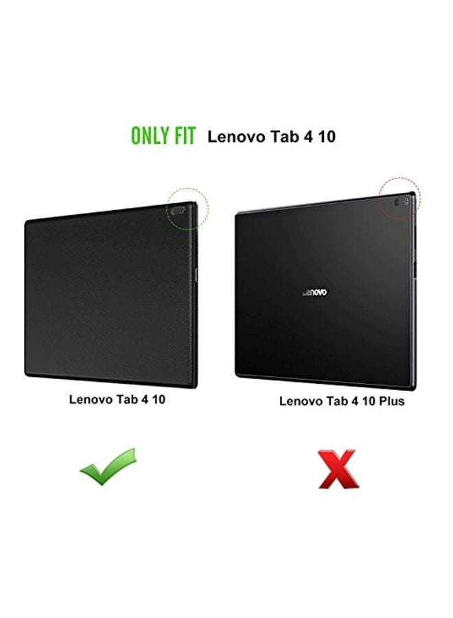 MoKo Protective Flip Cover For Lenovo Tab 4 10-Inch Blue - Image 2